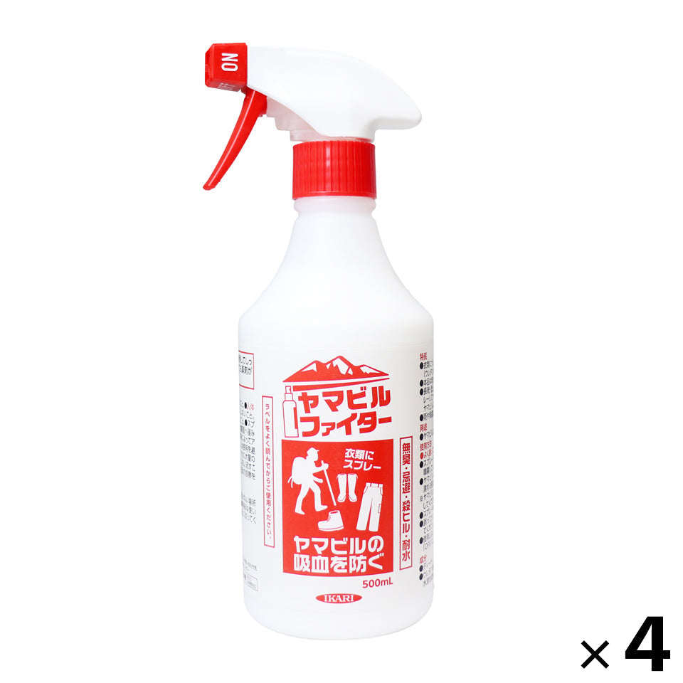 ヤマビルファイター 500ml 4本［代金引換：不可］