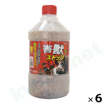 害獣ストップ 5L 6本セット（1ケース）